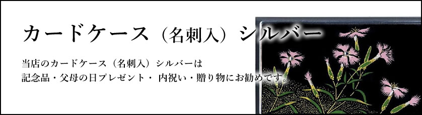 カードケース(名刺入れ)シルバー